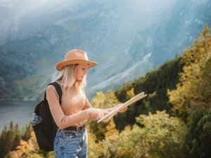 Wanderlust and travel concept.